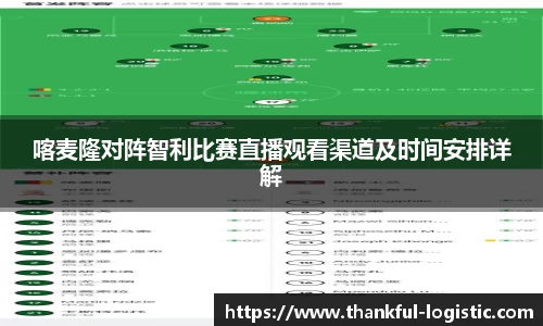 喀麦隆对阵智利比赛直播观看渠道及时间安排详解